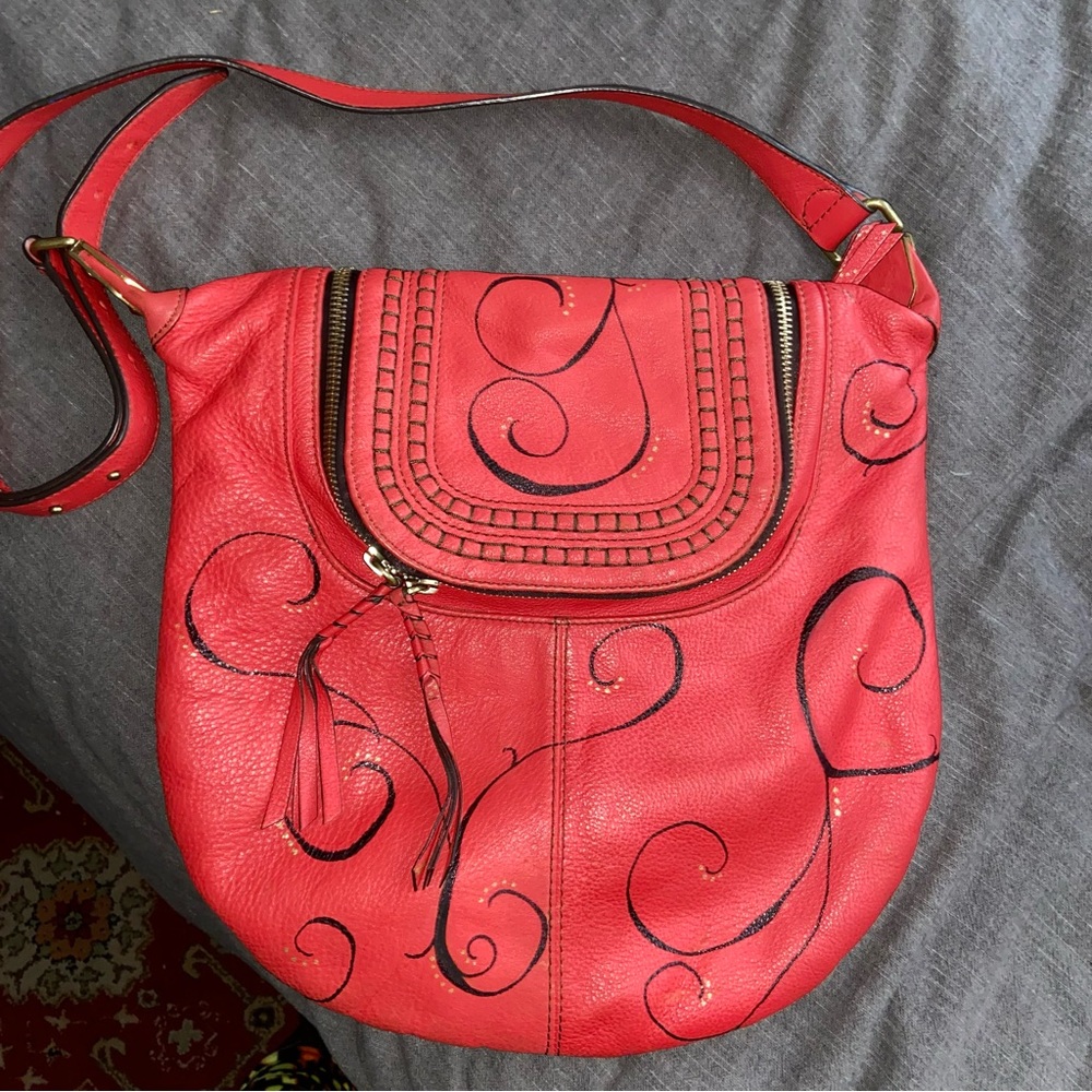 orYANY Red Leather Purse